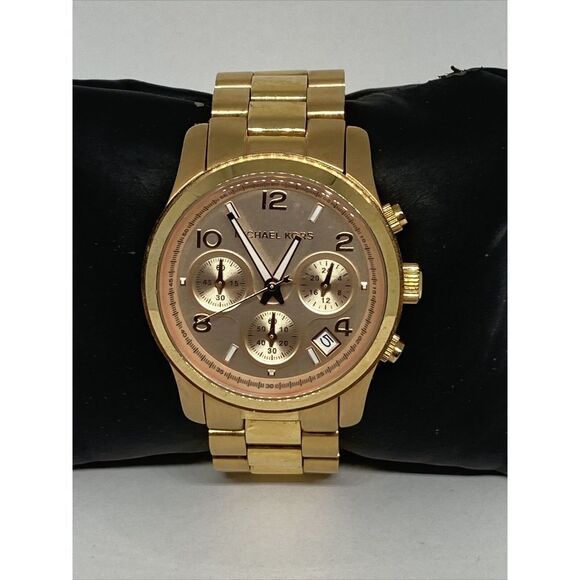 Michael Kors Runway MK5128 Womens Stainless Steel Analog Dial Quartz Watch MP207 - Picture 1 of 12